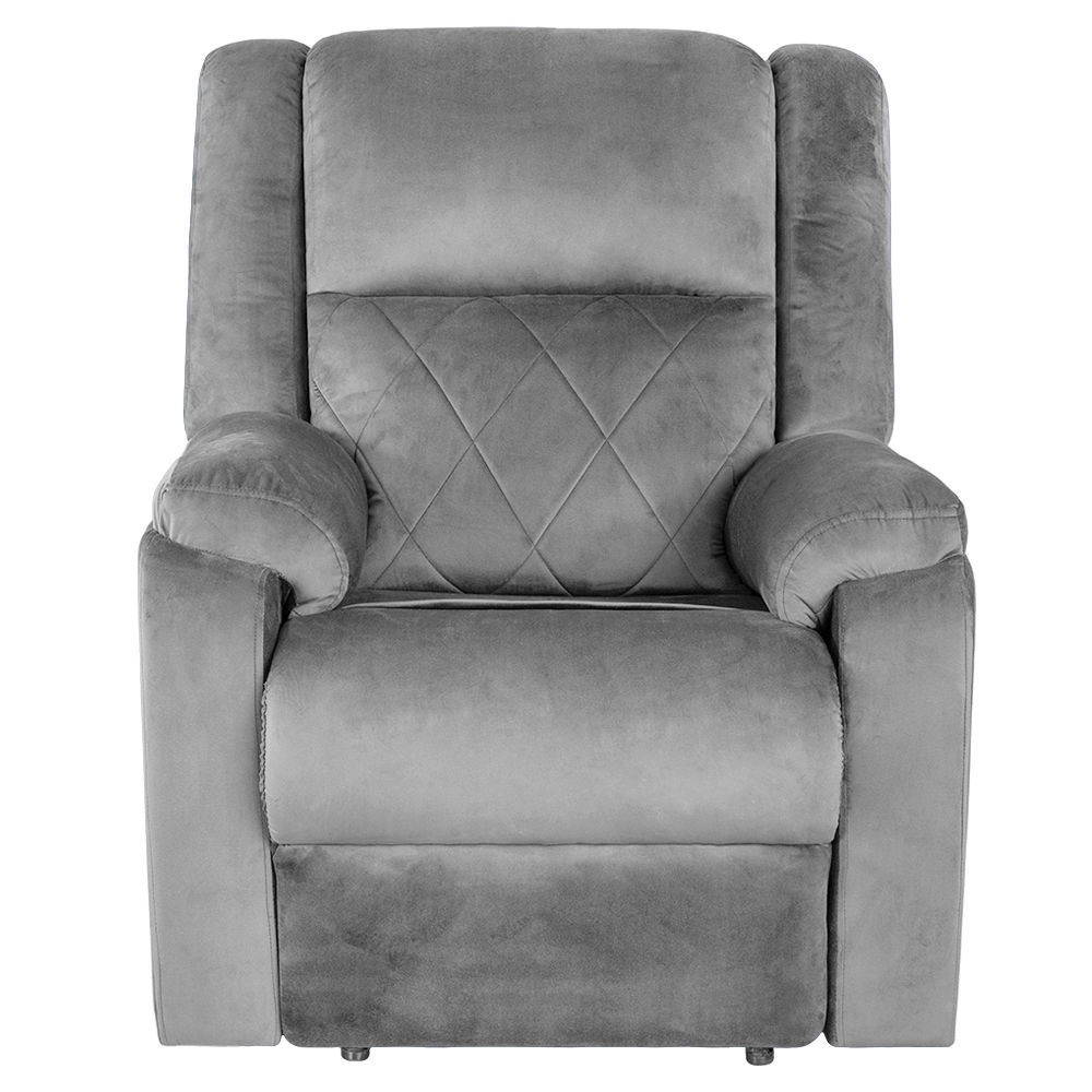 Wakefit Empress Recliner - 1 Seater - Velvet Space Grey